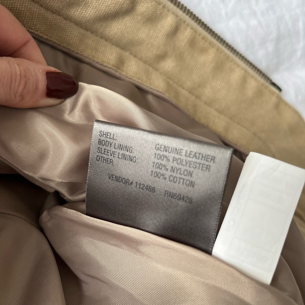 Cropped Suede Leather Jacket - Picture 6 of 7